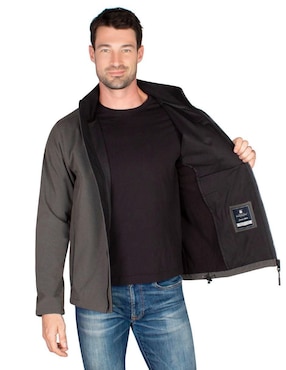 Chamarra Greenlander bolsa con cierre para hombre