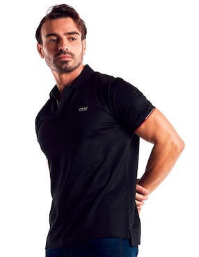 Playera tipo polo Pavi Italy 05-3028N para hombre