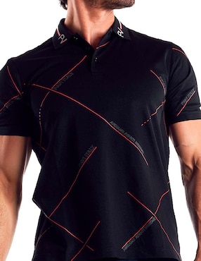 Playera tipo polo Pavi Italy 05-3030N para hombre