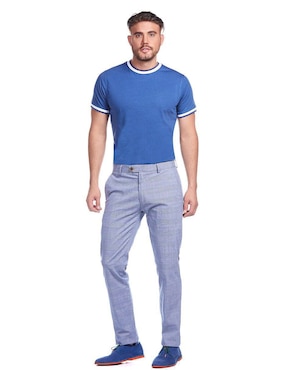 Pantalón slim Vittorio Forti de algodón para hombre