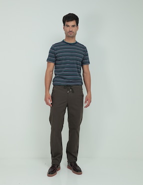 Pantalón Straight JBE De Algodón Para Hombre