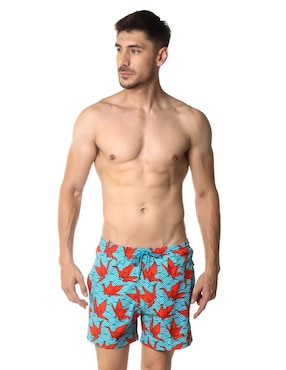 Traje De Baño Gym And Swim Con Bolsillos Para Hombre