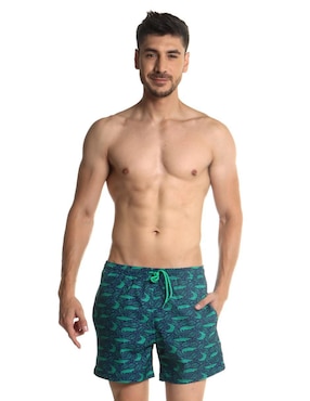 Traje De Baño Gym And Swim Con Bolsillos Para Hombre