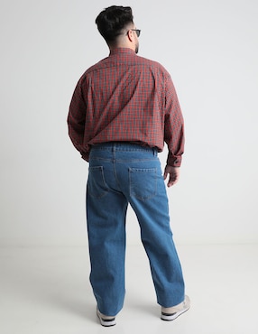 Jeans straight Regent Street lavado obscuro para hombre