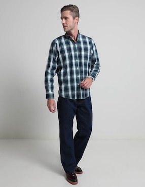 Jeans regular Regent Street deslavado para hombre