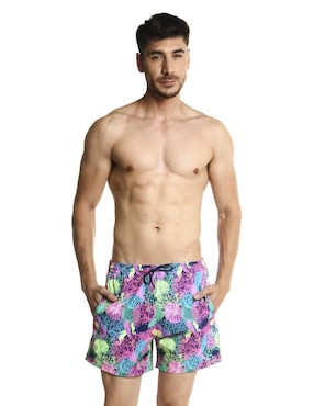 Traje De Baño Gym And Swim Con Bolsillos Para Hombre