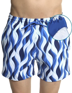 Traje De Baño Gym And Swim Con Bolsillos Para Hombre