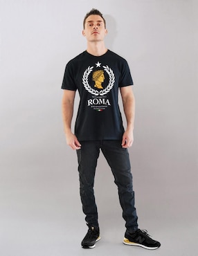 Playera FNC Collezioni Impero Roma cuello redondo para hombre