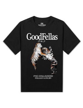 Playera FNC Collezioni Goodfellas cuello redondo para hombre