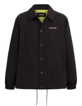 Chamarra Coach impermeable con bolsillos para hombre