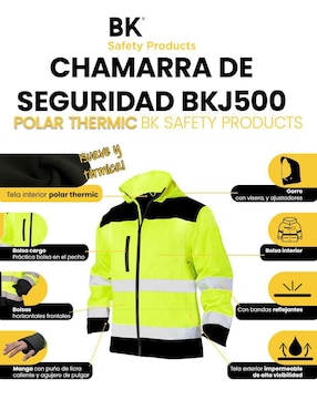 Chamarra Beckon impermeable con bolsillos para hombre