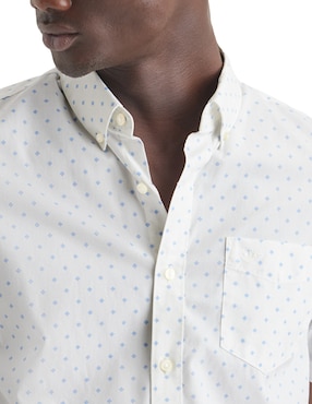 Camisa casual Dockers de algodón manga corta para hombre