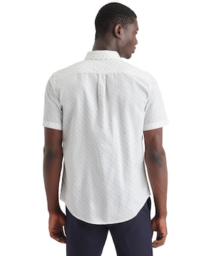 Camisa casual Dockers de algodón manga corta para hombre