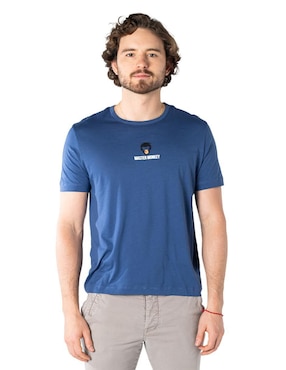 Playera Master Monkey Wild Collection Pima Cuello Redondo Para Hombre