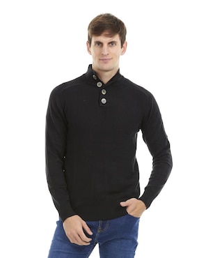 Sueter Vittorio Forti Cuello Alto Para Hombre