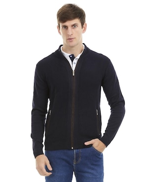 Sueter Vittorio Forti Cuello Alto Para Hombre