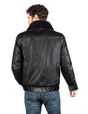 Chamarra Greenlander impermeable cuello a contraste para hombre