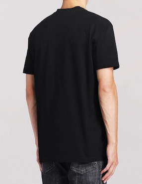Playera FNC Collezioni Gato Rebel cuello redondo para hombre