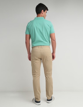 Pantalón slim Izod de algodón para hombre
