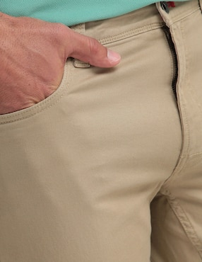 Pantalón slim Izod de algodón para hombre