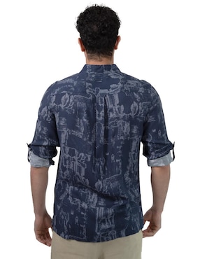 Camisa casual Generra de algodón manga larga para hombre