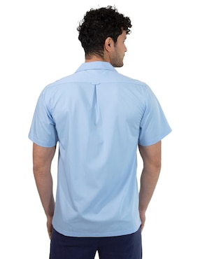 Camisa casual Generra de algodón manga corta para hombre