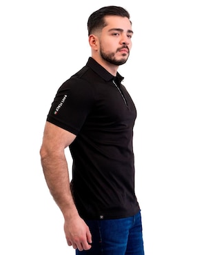 Playera tipo polo Pavi Italy 05-3040N para hombre
