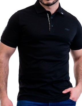 Playera tipo polo Pavi Italy 05-3040N para hombre