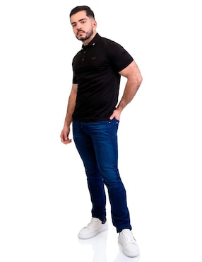 Playera tipo polo Pavi Italy 05-3040N para hombre