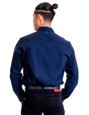 Camisa casual Pavi Italy de algodón manga larga para hombre