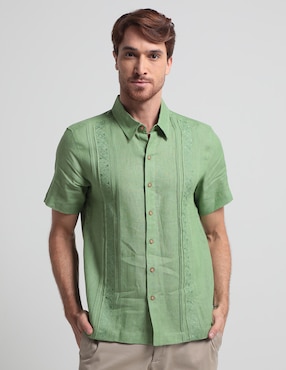 Guayabera Manga Corta Ábito Para Hombre