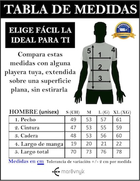 Playera Marëvnyk Buda cuello redondo para hombre