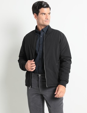 Chamarra Bomber JBE Con Bolsillos Para Hombre