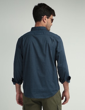 Camisa casual Old Navy de algodón manga larga para hombre