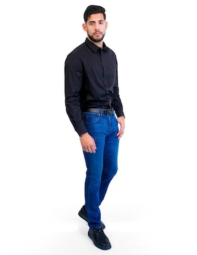 Camisa casual Pavi Italy de algodón manga larga para hombre