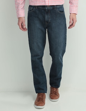 Jeans Straight JBE Lavado Whisker Para Hombre