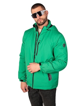 Chamarra Greenlander impermeable con capucha para hombre