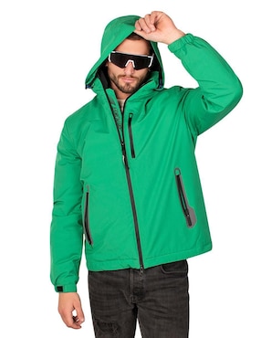 Chamarra Greenlander impermeable con capucha para hombre