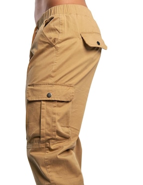 Pantalón jogger recto Chb Chili Beans Clothing Co. de gabardina para hombre