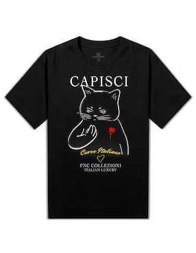 Playera FNC Collezioni Capisci cuello redondo para hombre
