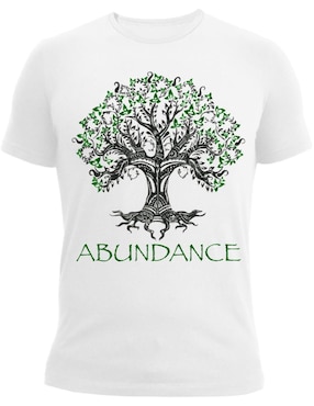 Playera Marëvnyk Alta Gama Yoga Zen Árbol cuello redondo para hombre