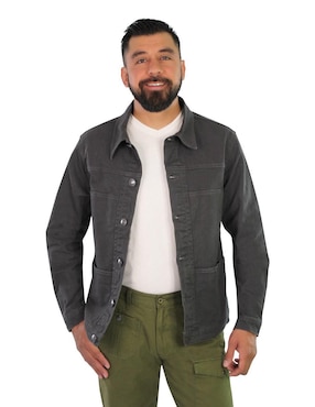 Chamarra Innermotion de mezclilla con bolsillos para hombre