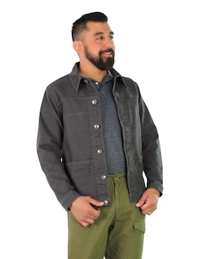 Chamarra Innermotion de mezclilla con bolsillos para hombre
