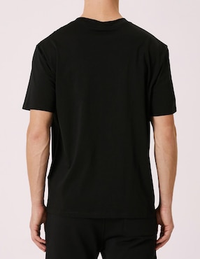Playera FNC Collezioni Tradizionale Pasta cuello redondo para hombre