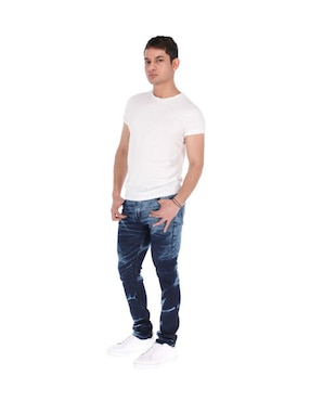 Jeans skinny Chb Chili Beans Clothing Co. Buffalo lavado bitono para hombre