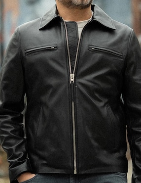 Chamarra Lastwolf impermeable de piel para hombre