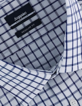 Camisa de vestir Scappino de algodón manga larga para hombre