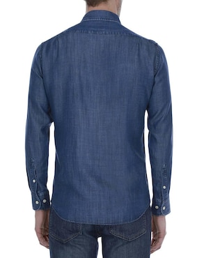 Camisa casual Scappino manga larga para hombre