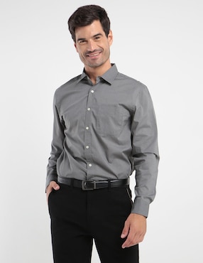 Camisa Casual Old Navy De Algodón Manga Larga Para Hombre