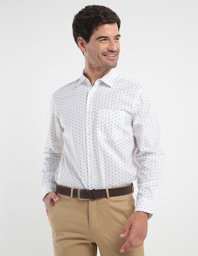 Camisa Casual Old Navy De Algodón Manga Larga Para Hombre